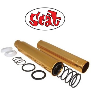 Telescopic Spring Loaded Push Rod Tubes Big Mouth Scat - Justaircooled
